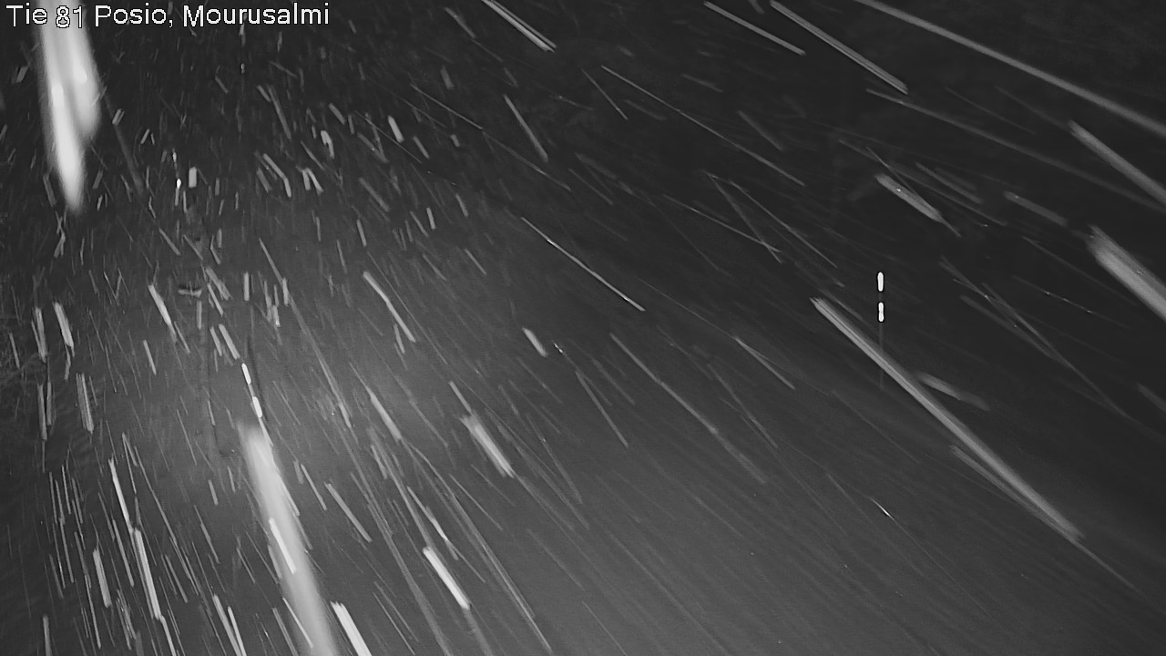 Weather Camera Image Väg 81 Posio, Mourusalmi, Posio, Lappi