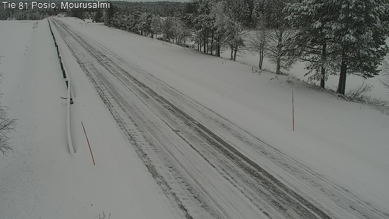 Weather Camera Image Väg 81 Posio, Mourusalmi, Posio, Lappi