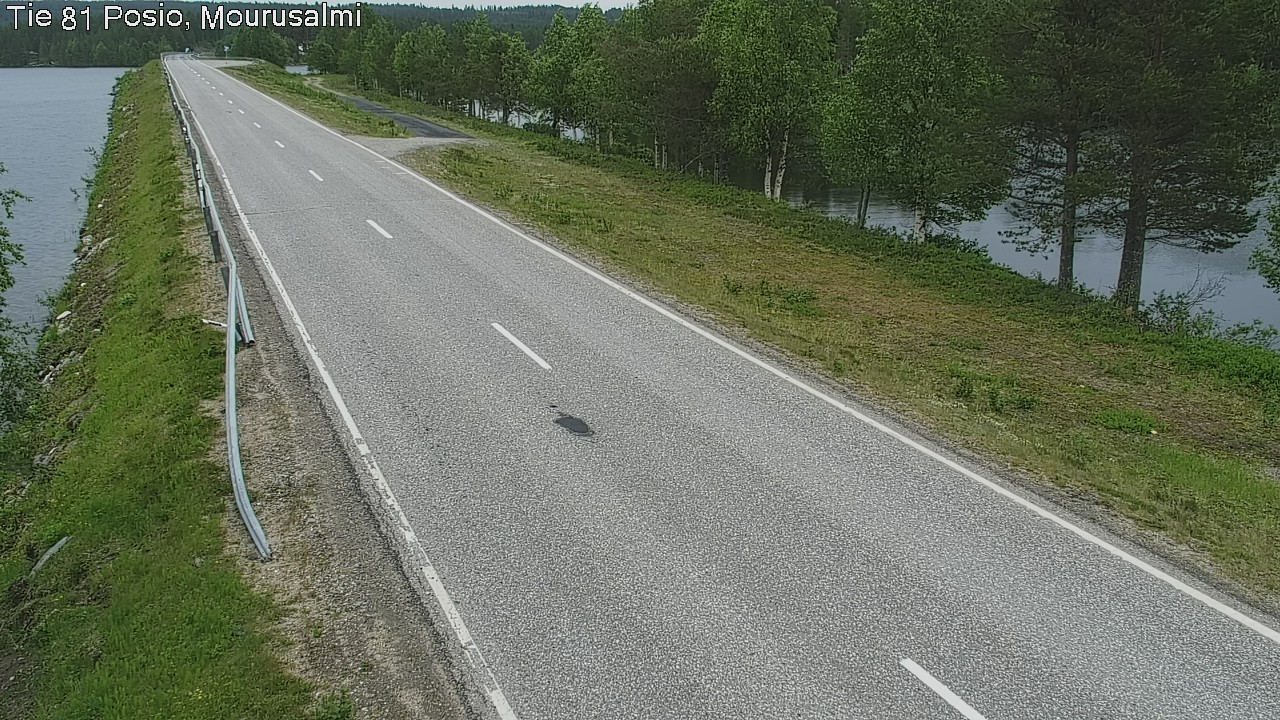 Kelikamerat Kuva Tie 81 Posio, Mourusalmi, Posio, Lappi