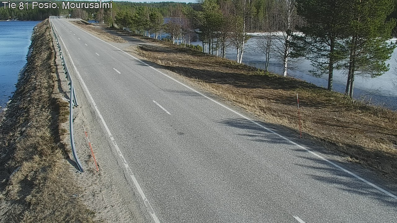 Weather Camera Image Väg 81 Posio, Mourusalmi, Posio, Lappi