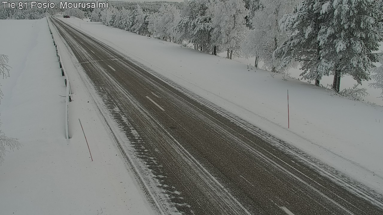 Kelikamerat Kuva Tie 81 Posio, Mourusalmi, Posio, Lappi