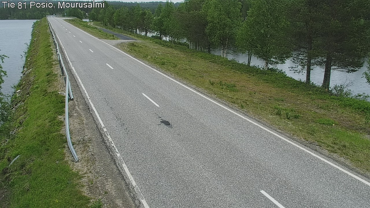 Kelikamerat Kuva Tie 81 Posio, Mourusalmi, Posio, Lappi