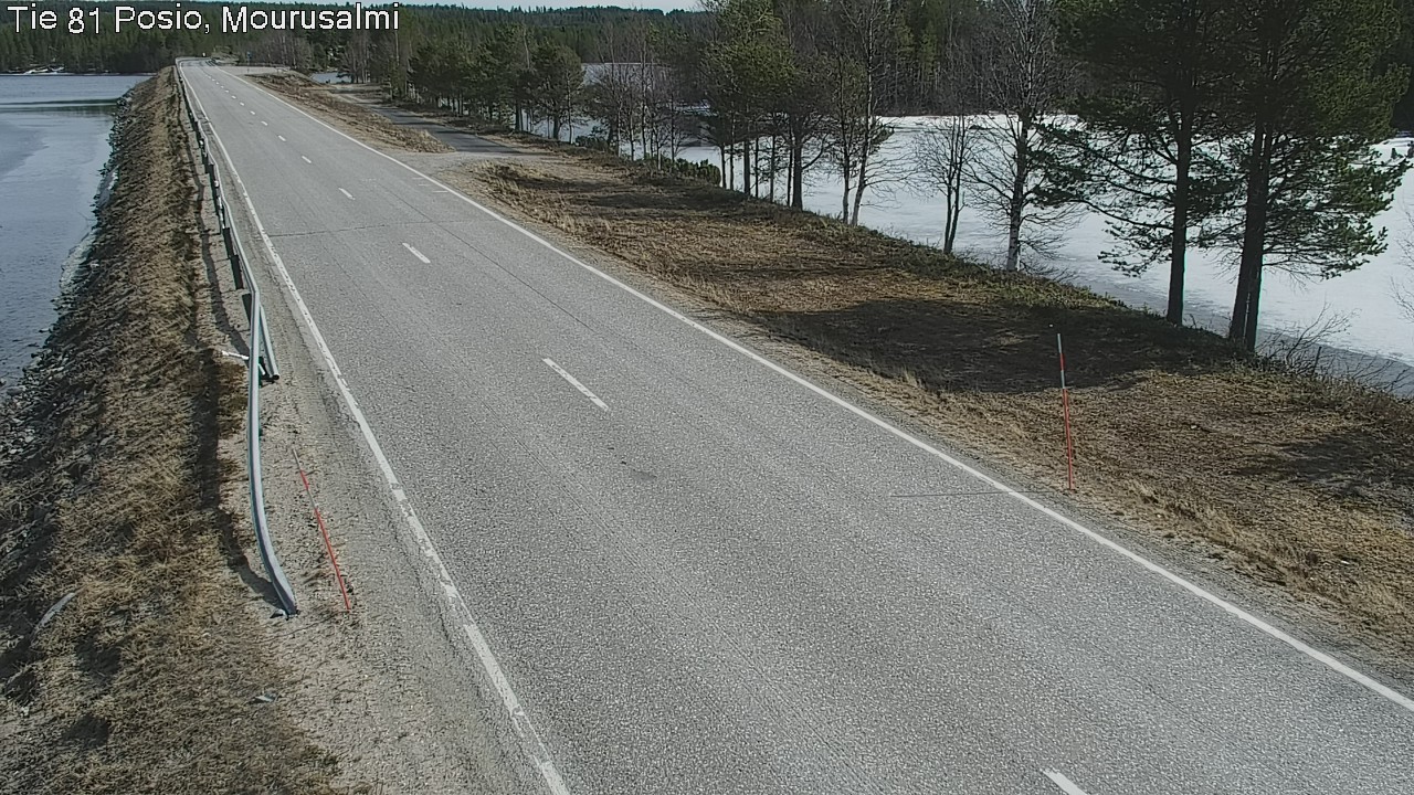Weather Camera Image Väg 81 Posio, Mourusalmi, Posio, Lappi