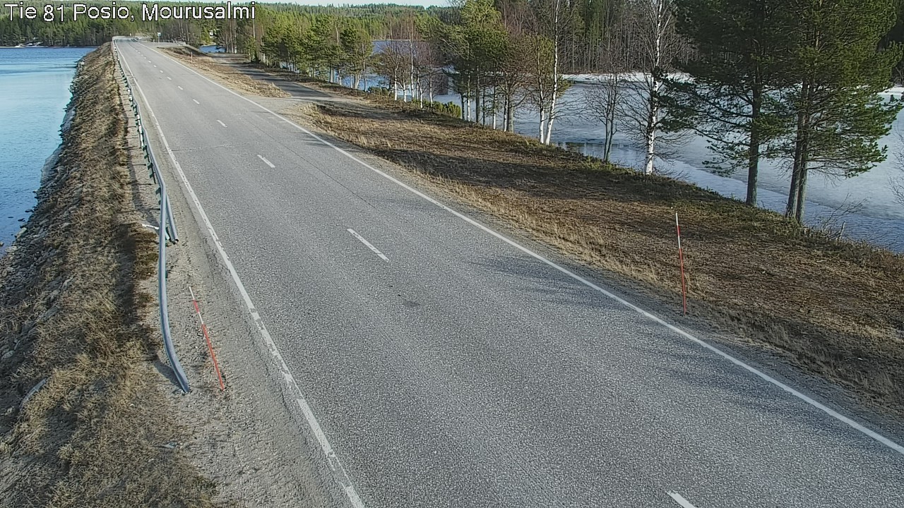 Weather Camera Image Väg 81 Posio, Mourusalmi, Posio, Lappi