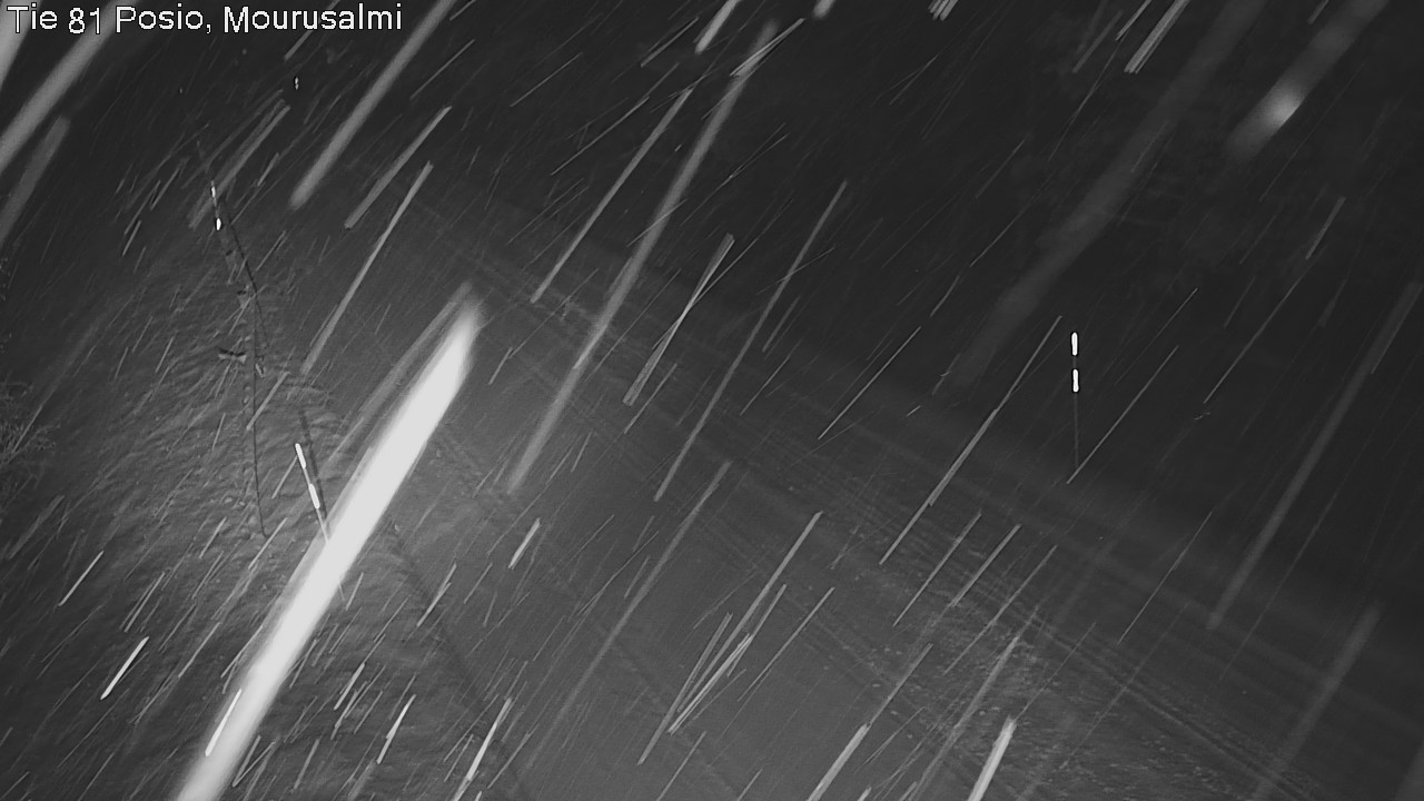 Weather Camera Image Väg 81 Posio, Mourusalmi, Posio, Lappi