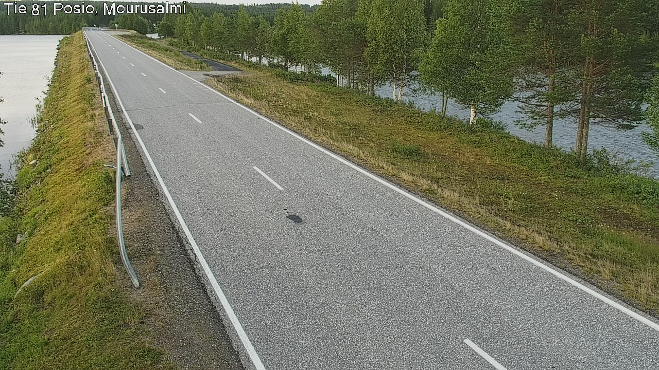 Kelikamerat Kuva Tie 81 Posio, Mourusalmi, Posio, Lappi