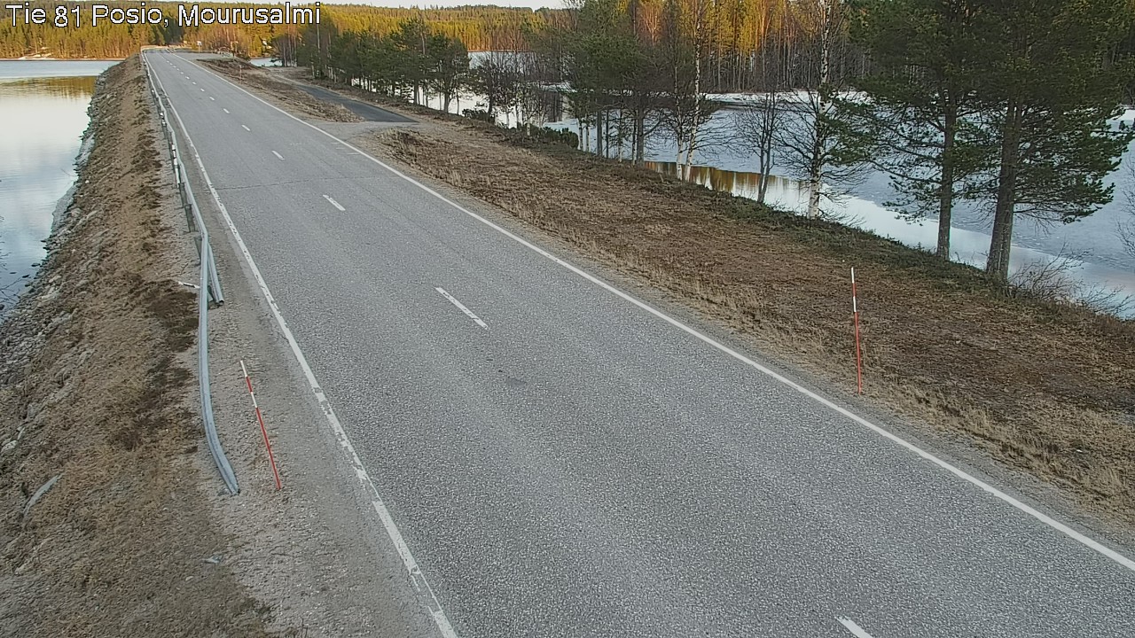 Weather Camera Image Väg 81 Posio, Mourusalmi, Posio, Lappi