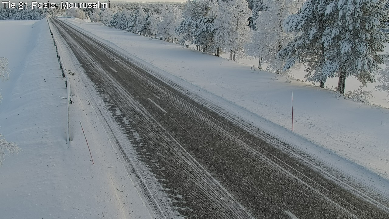 Kelikamerat Kuva Tie 81 Posio, Mourusalmi, Posio, Lappi