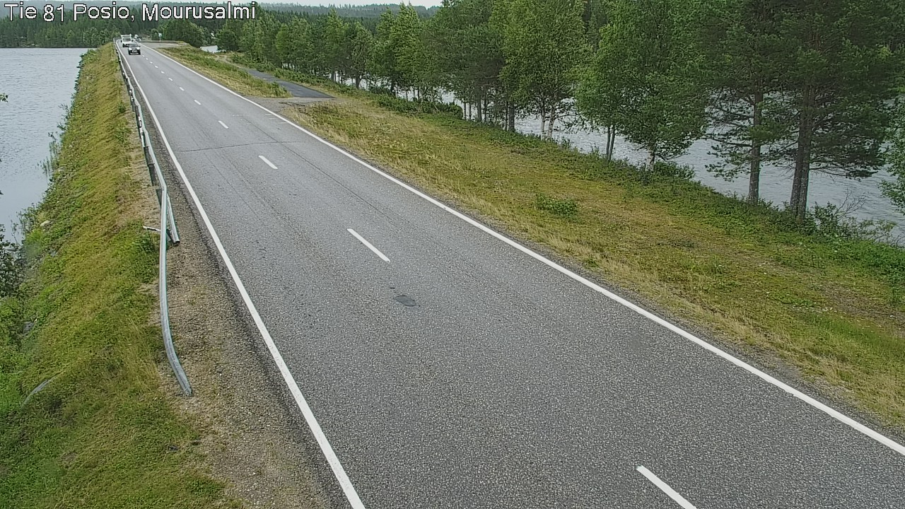 Kelikamerat Kuva Tie 81 Posio, Mourusalmi, Posio, Lappi