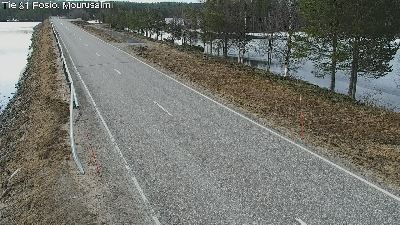 Weather Camera Image Road 81 Posio, Mourusalmi, Posio, Lappi