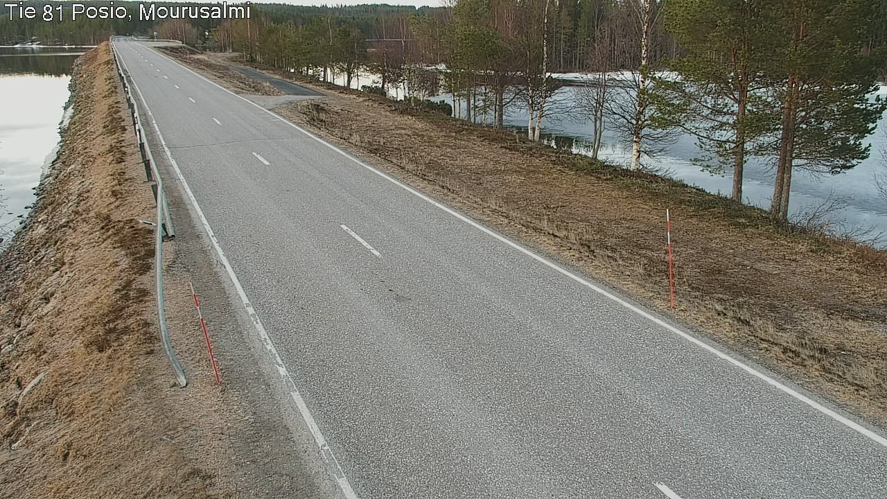 Weather Camera Image Road 81 Posio, Mourusalmi, Posio, Lappi