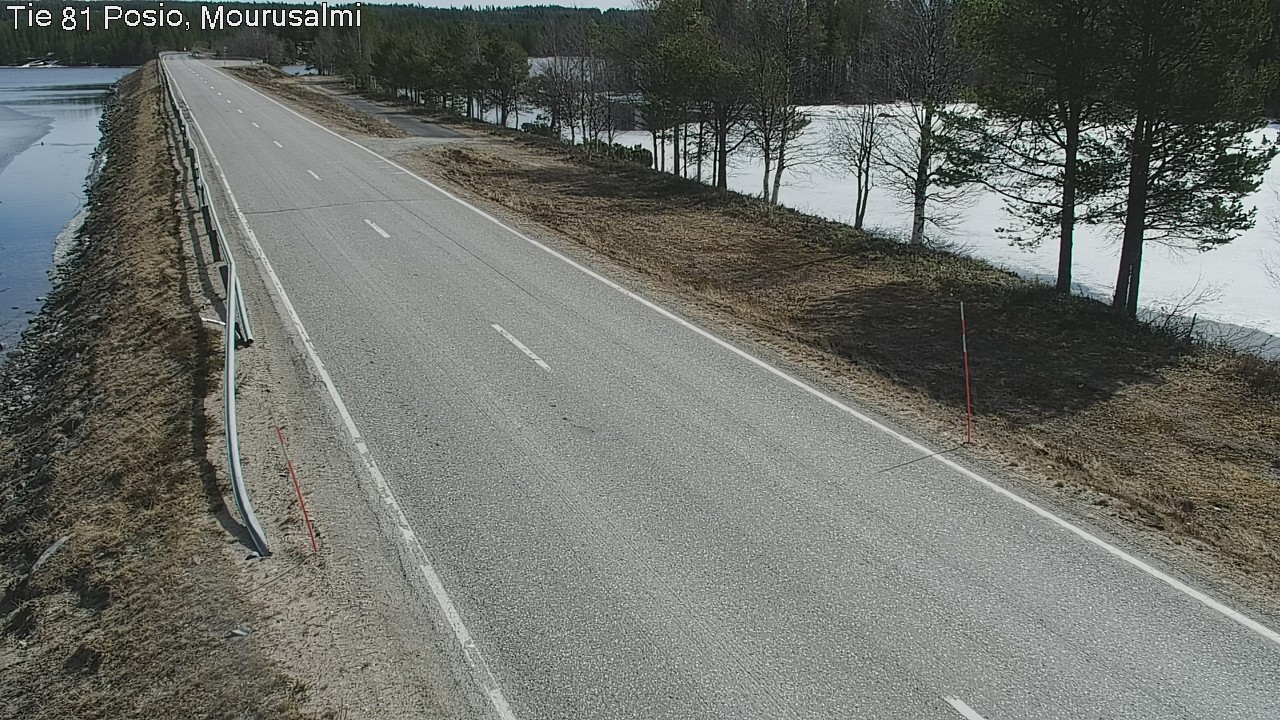 Weather Camera Image Väg 81 Posio, Mourusalmi, Posio, Lappi
