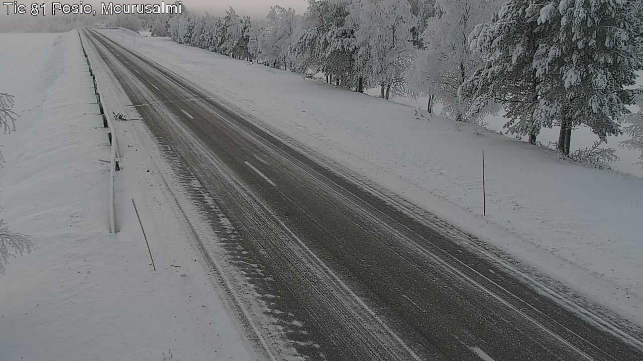 Kelikamerat Kuva Tie 81 Posio, Mourusalmi, Posio, Lappi