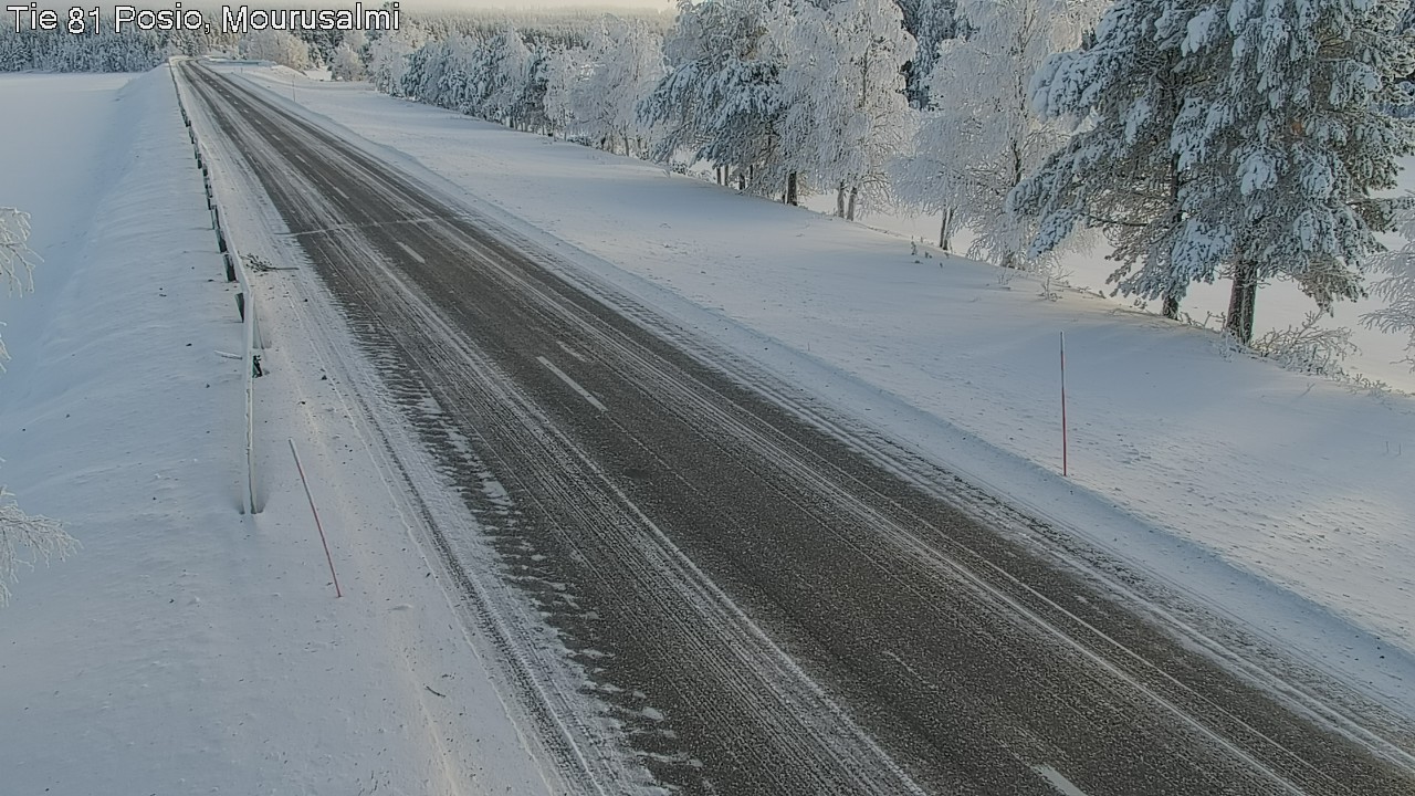 Kelikamerat Kuva Tie 81 Posio, Mourusalmi, Posio, Lappi