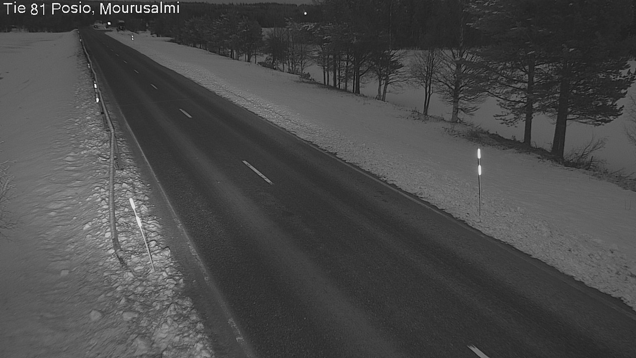 Kelikamerat Kuva Tie 81 Posio, Mourusalmi, Posio, Lappi