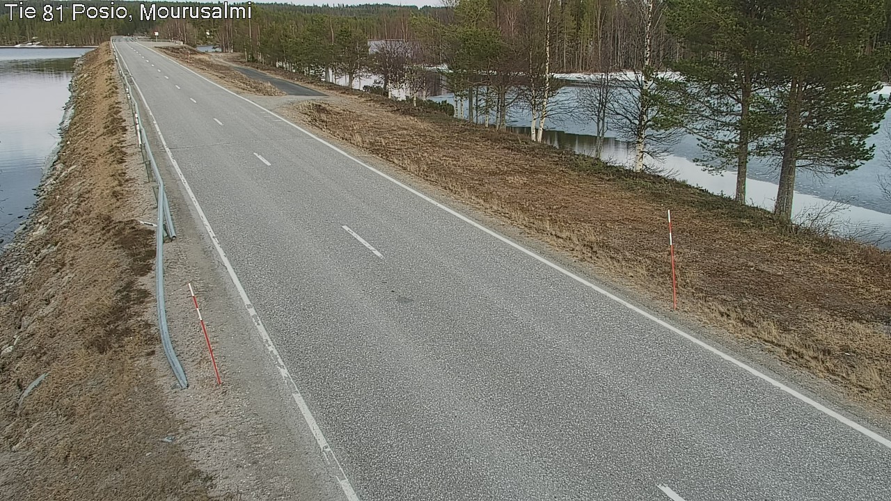 Weather Camera Image Väg 81 Posio, Mourusalmi, Posio, Lappi