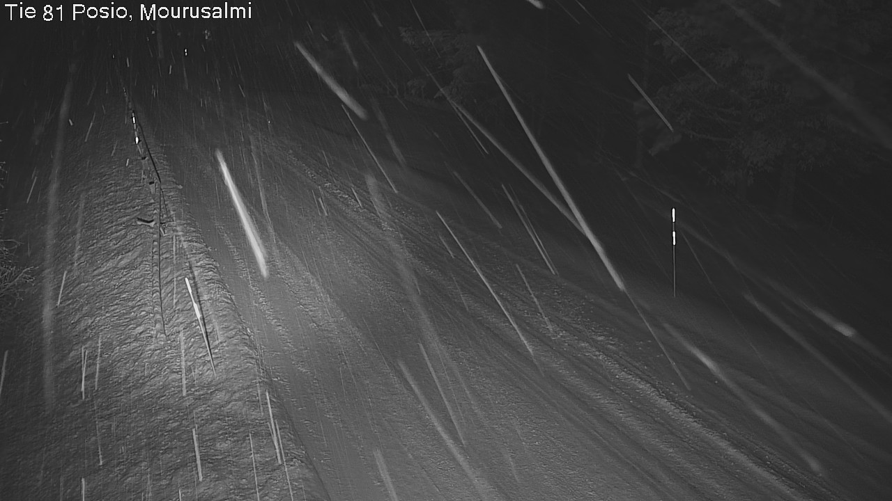 Weather Camera Image Väg 81 Posio, Mourusalmi, Posio, Lappi