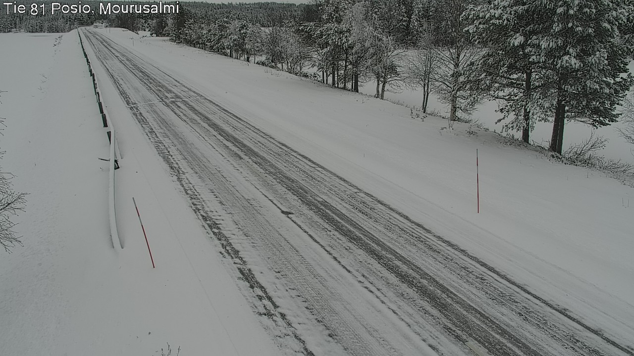 Weather Camera Image Väg 81 Posio, Mourusalmi, Posio, Lappi