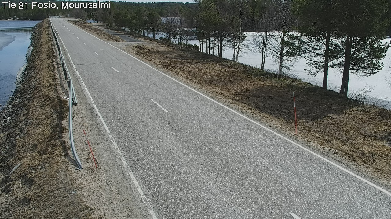 Weather Camera Image Väg 81 Posio, Mourusalmi, Posio, Lappi