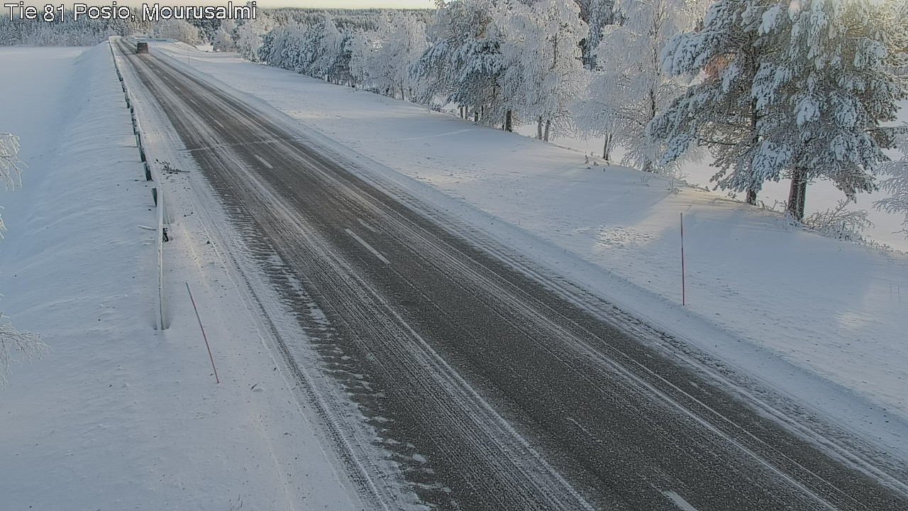 Weather Camera Image Road 81 Posio, Mourusalmi, Posio, Lappi