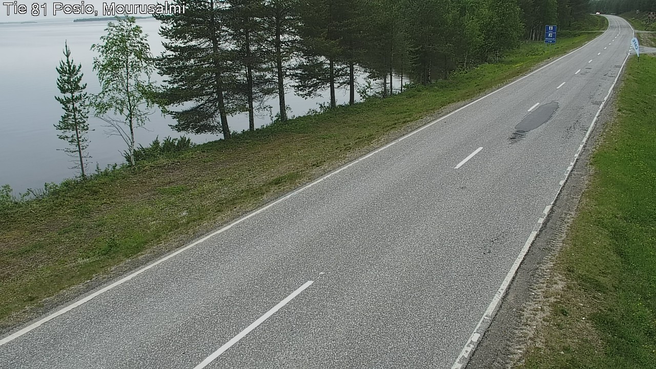 Kelikamerat Kuva Tie 81 Posio, Mourusalmi, Posio, Lappi