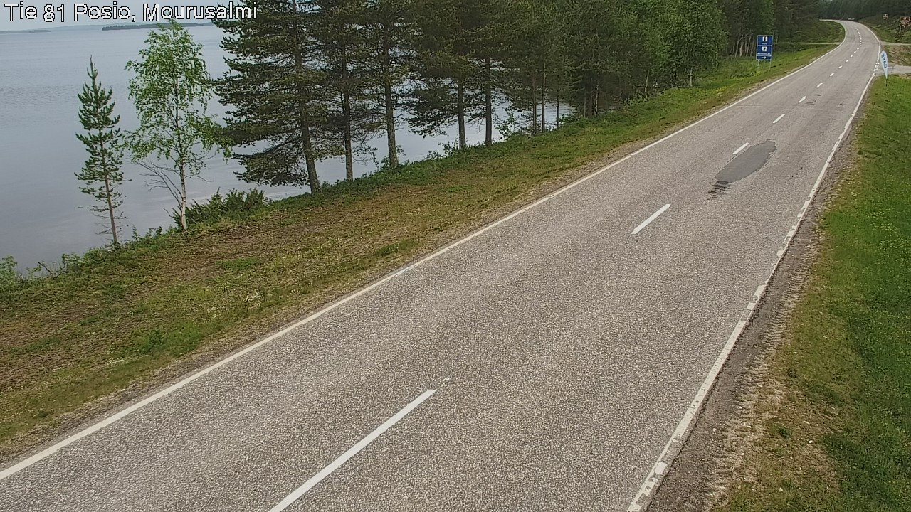 Kelikamerat Kuva Tie 81 Posio, Mourusalmi, Posio, Lappi