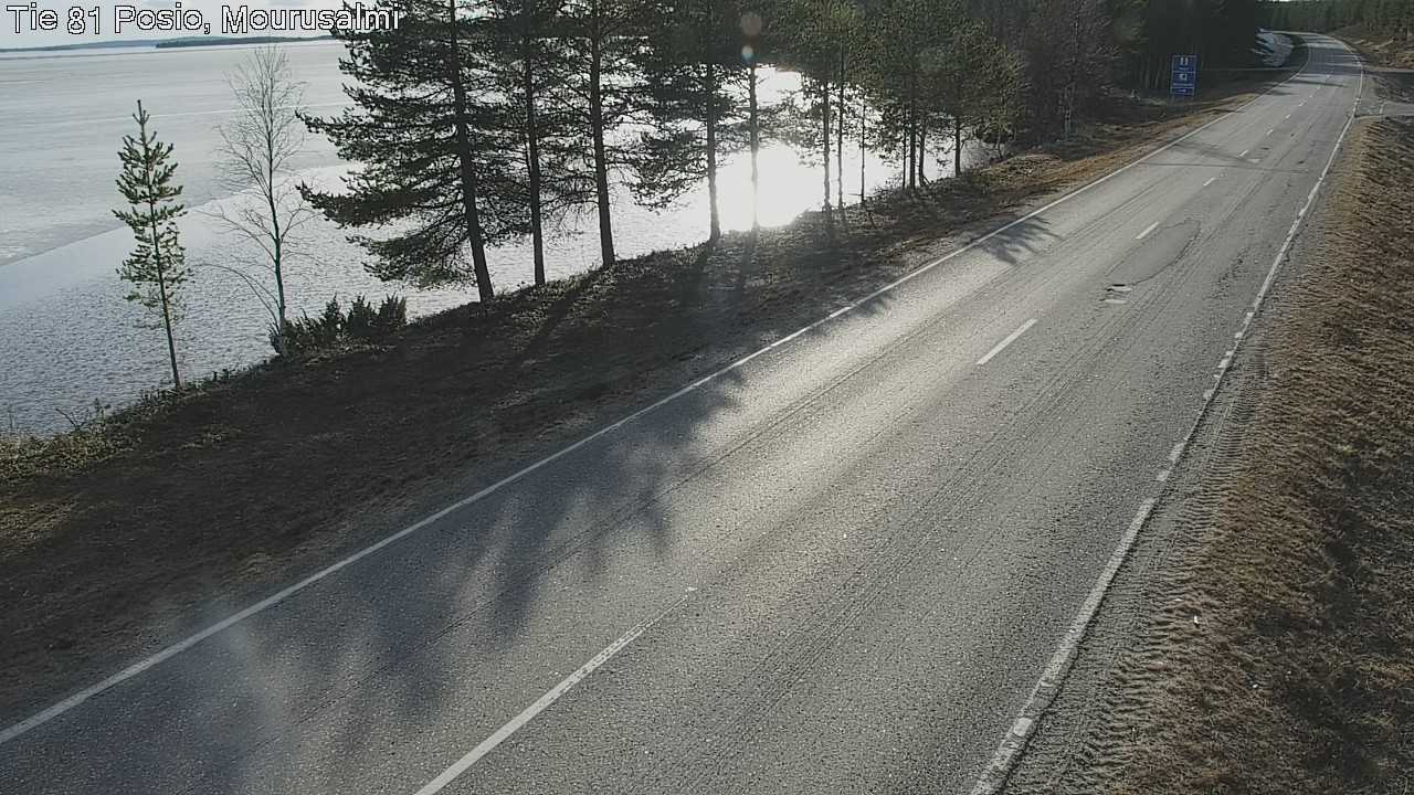 Weather Camera Image Väg 81 Posio, Mourusalmi, Posio, Lappi