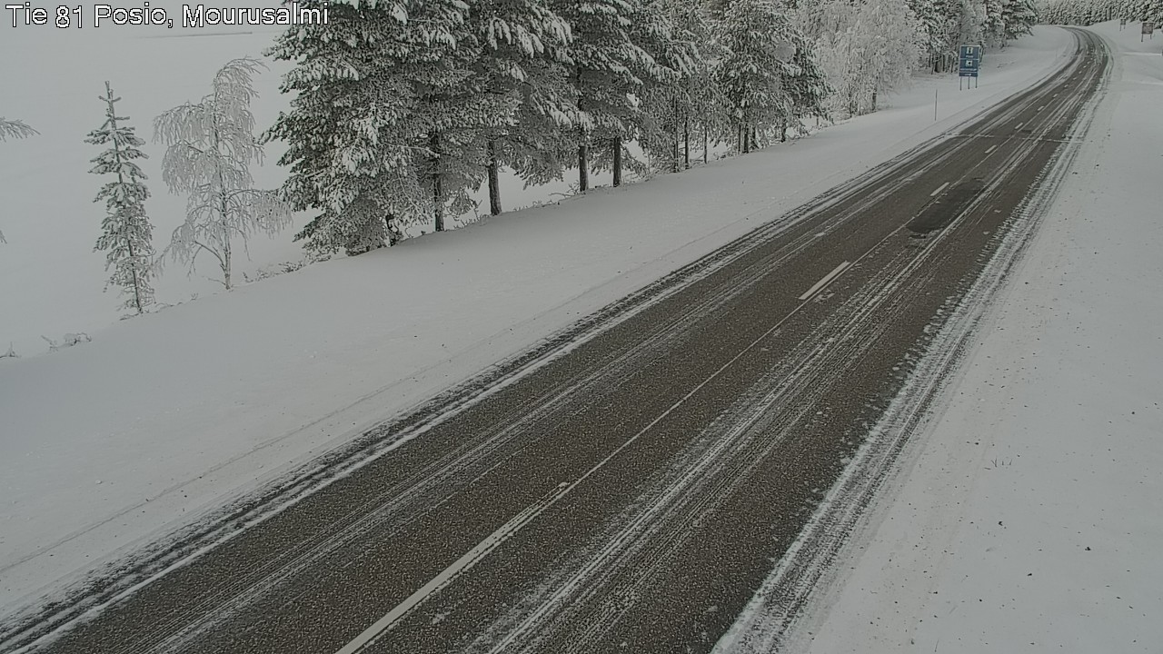 Kelikamerat Kuva Tie 81 Posio, Mourusalmi, Posio, Lappi