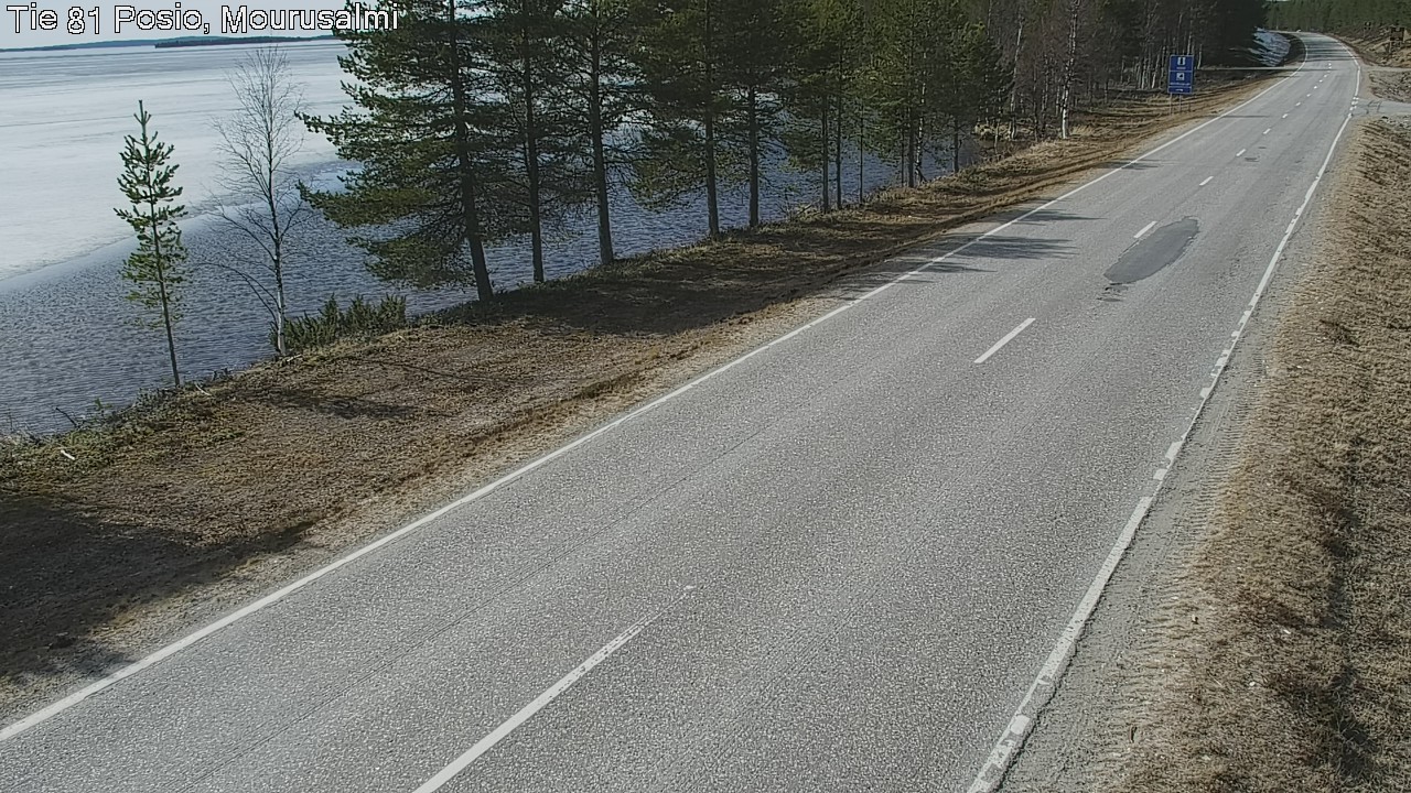 Weather Camera Image Väg 81 Posio, Mourusalmi, Posio, Lappi
