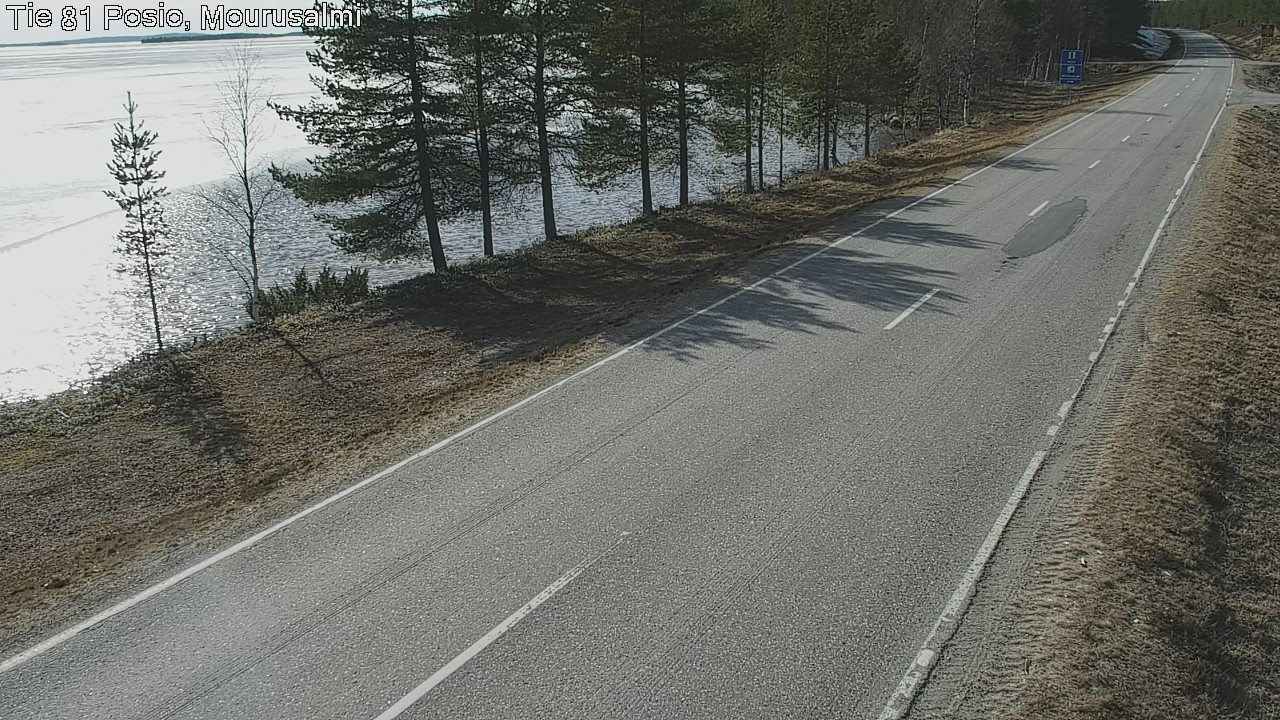 Weather Camera Image Väg 81 Posio, Mourusalmi, Posio, Lappi