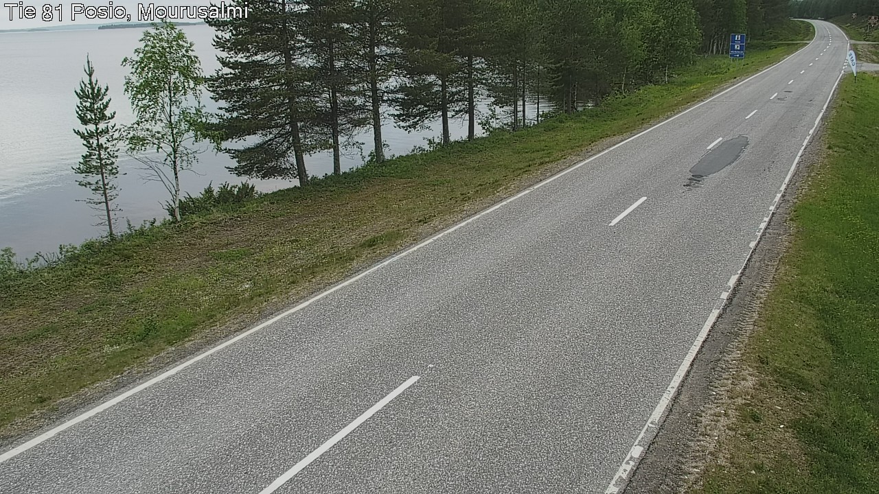 Kelikamerat Kuva Tie 81 Posio, Mourusalmi, Posio, Lappi