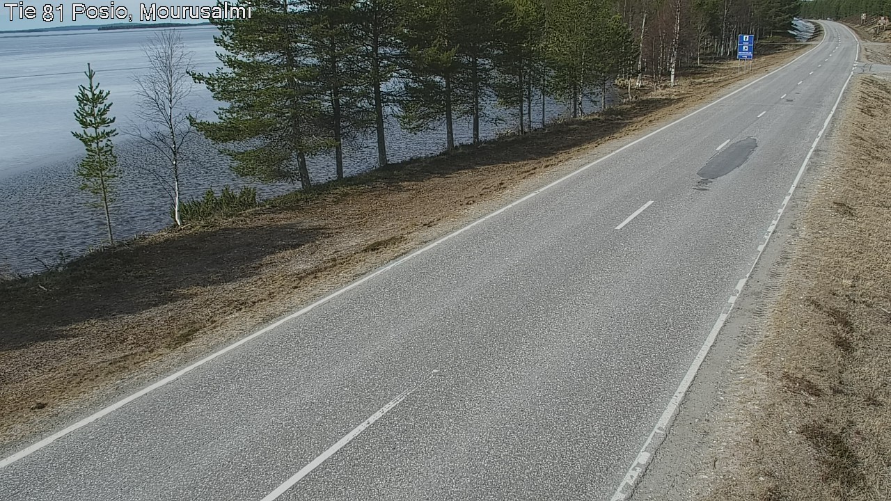 Weather Camera Image Väg 81 Posio, Mourusalmi, Posio, Lappi
