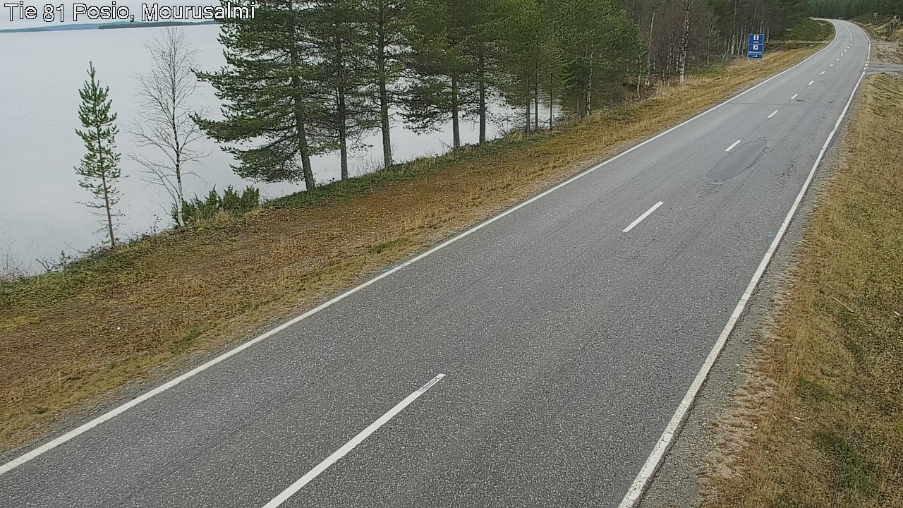 Kelikamerat Kuva Tie 81 Posio, Mourusalmi, Posio, Lappi