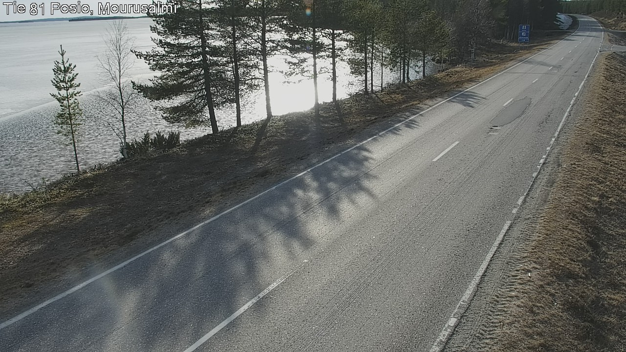 Weather Camera Image Väg 81 Posio, Mourusalmi, Posio, Lappi