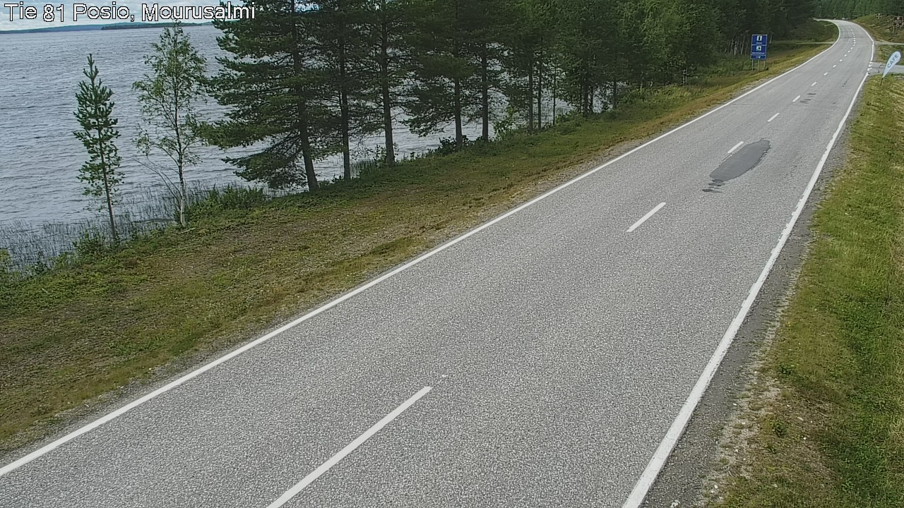 Kelikamerat Kuva Tie 81 Posio, Mourusalmi, Posio, Lappi