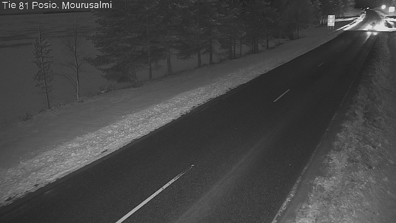 Kelikamerat Kuva Tie 81 Posio, Mourusalmi, Posio, Lappi