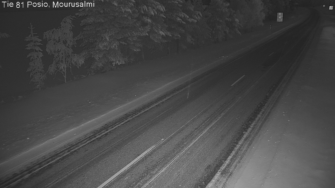 Kelikamerat Kuva Tie 81 Posio, Mourusalmi, Posio, Lappi