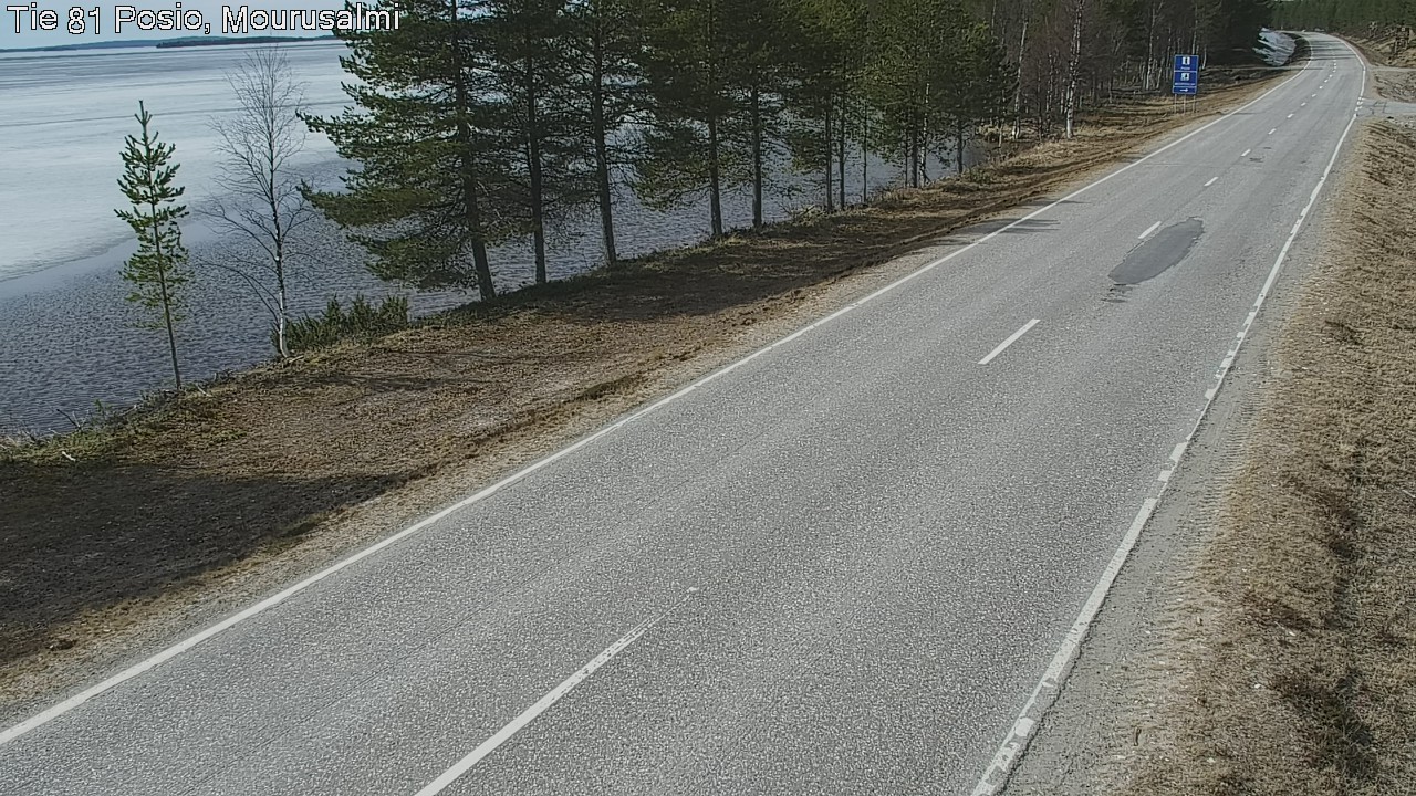 Weather Camera Image Väg 81 Posio, Mourusalmi, Posio, Lappi