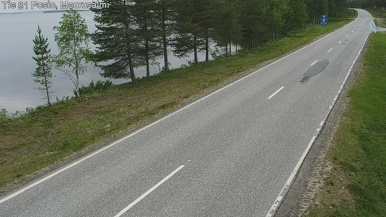 Kelikamerat Kuva Tie 81 Posio, Mourusalmi, Posio, Lappi