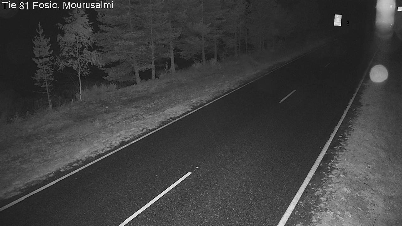 Kelikamerat Kuva Tie 81 Posio, Mourusalmi, Posio, Lappi