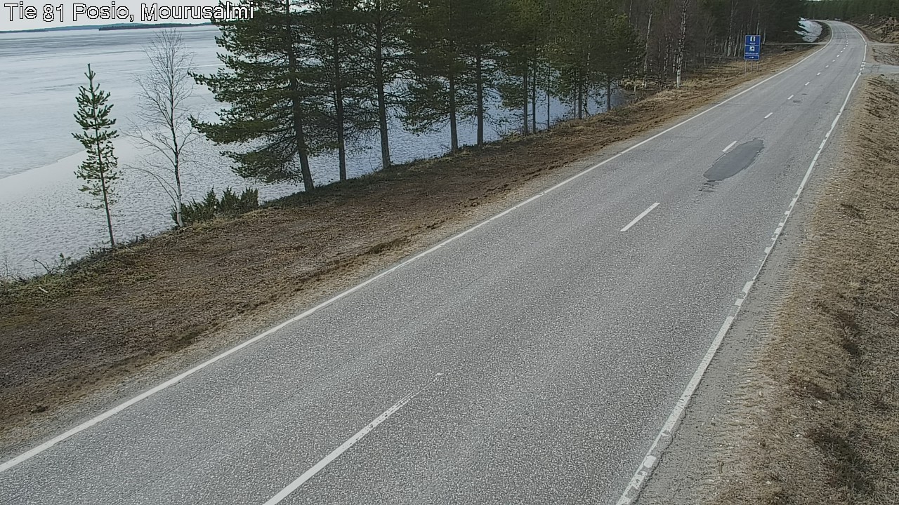 Weather Camera Image Väg 81 Posio, Mourusalmi, Posio, Lappi