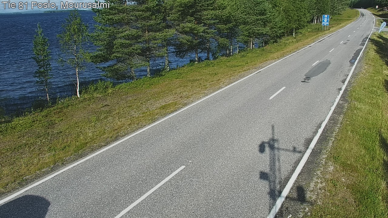 Kelikamerat Kuva Tie 81 Posio, Mourusalmi, Posio, Lappi