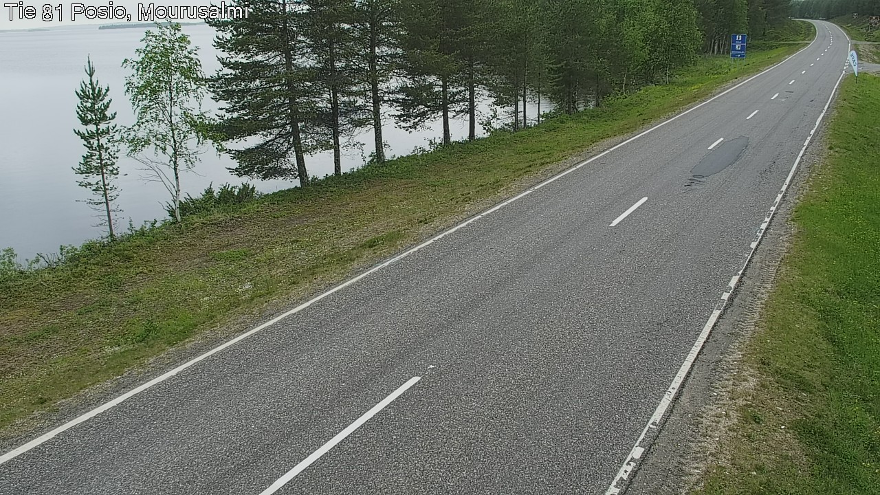 Kelikamerat Kuva Tie 81 Posio, Mourusalmi, Posio, Lappi