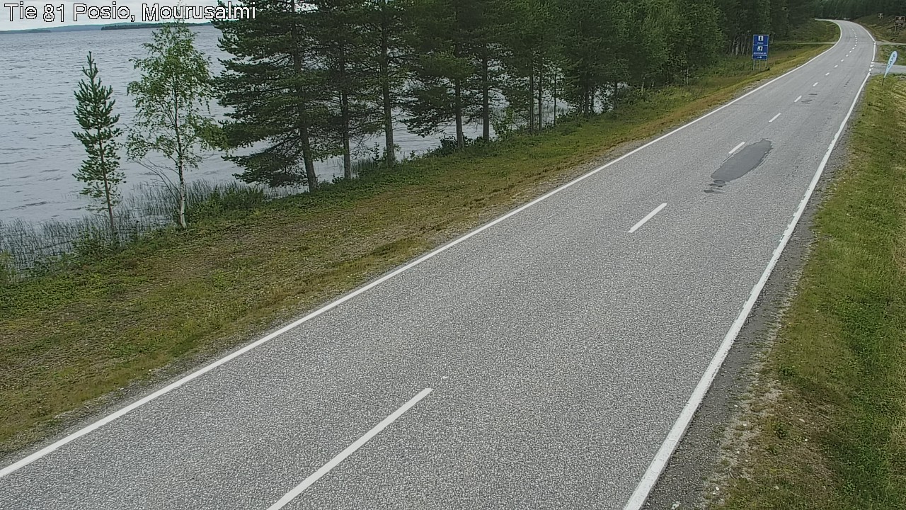 Kelikamerat Kuva Tie 81 Posio, Mourusalmi, Posio, Lappi