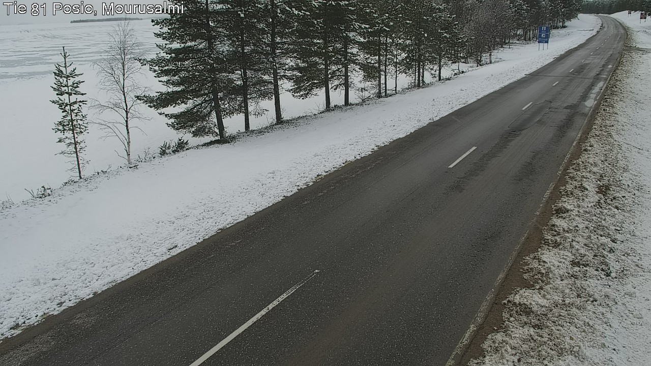 Kelikamerat Kuva Tie 81 Posio, Mourusalmi, Posio, Lappi