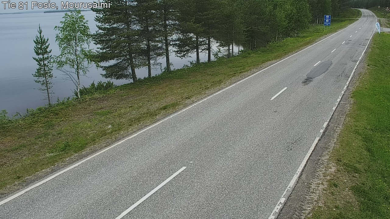 Kelikamerat Kuva Tie 81 Posio, Mourusalmi, Posio, Lappi