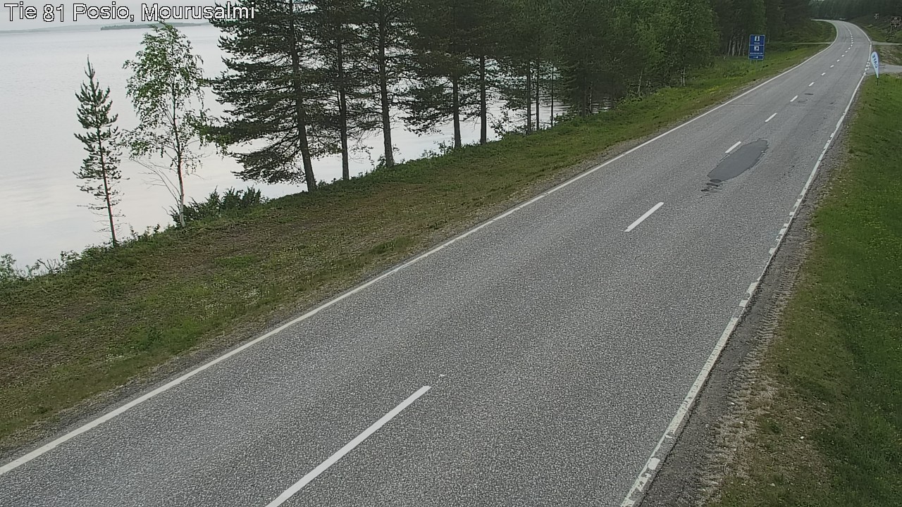 Kelikamerat Kuva Tie 81 Posio, Mourusalmi, Posio, Lappi
