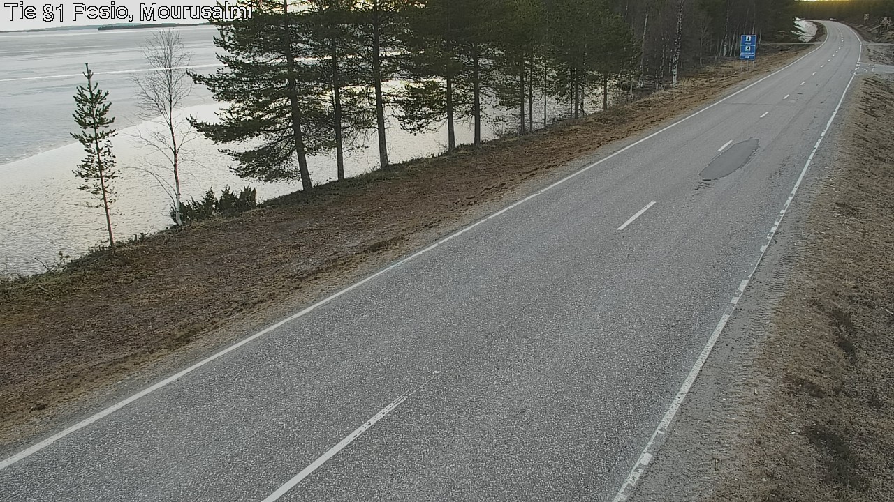Weather Camera Image Väg 81 Posio, Mourusalmi, Posio, Lappi