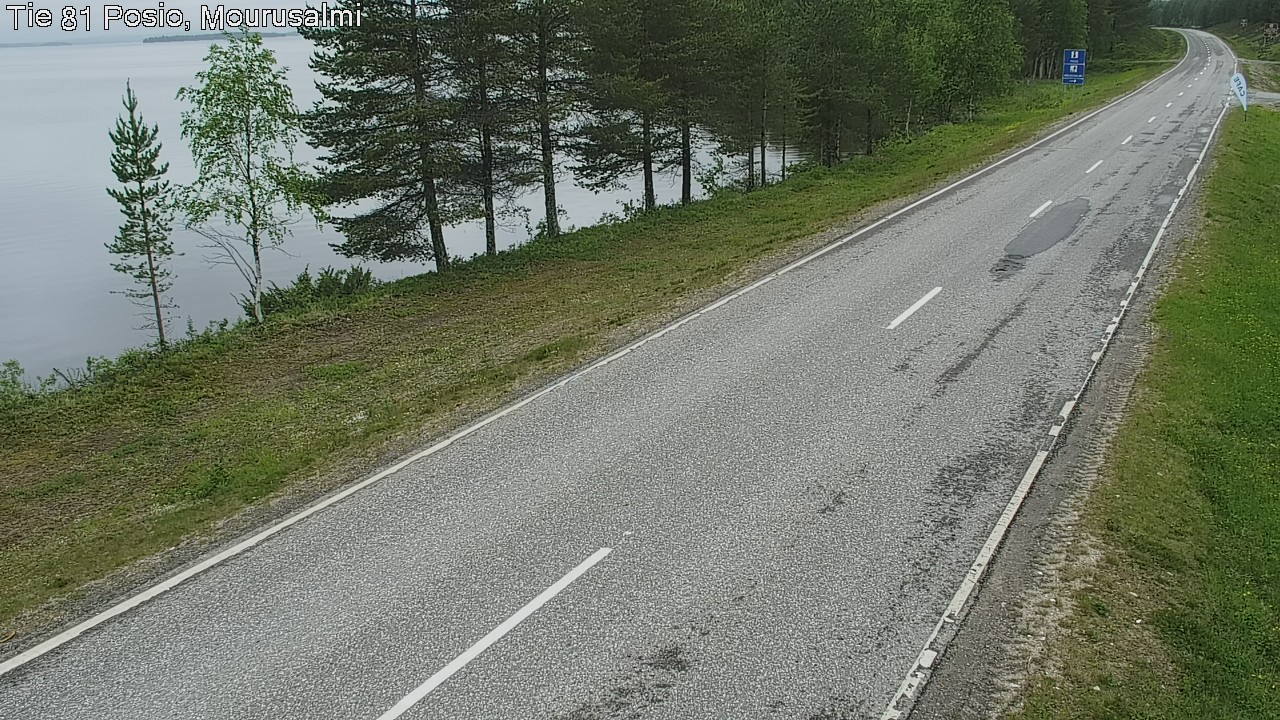 Kelikamerat Kuva Tie 81 Posio, Mourusalmi, Posio, Lappi