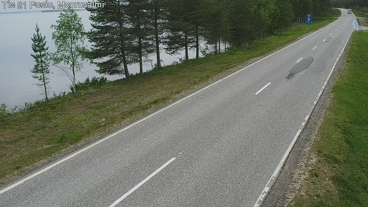 Kelikamerat Kuva Tie 81 Posio, Mourusalmi, Posio, Lappi